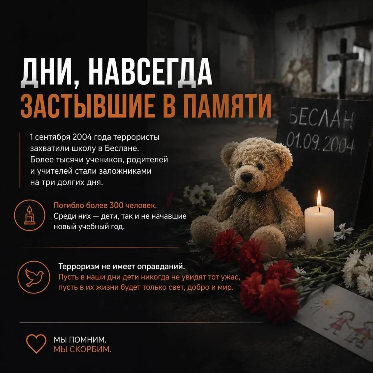 3 сентября - День солидарности в борьбе с терроризмом