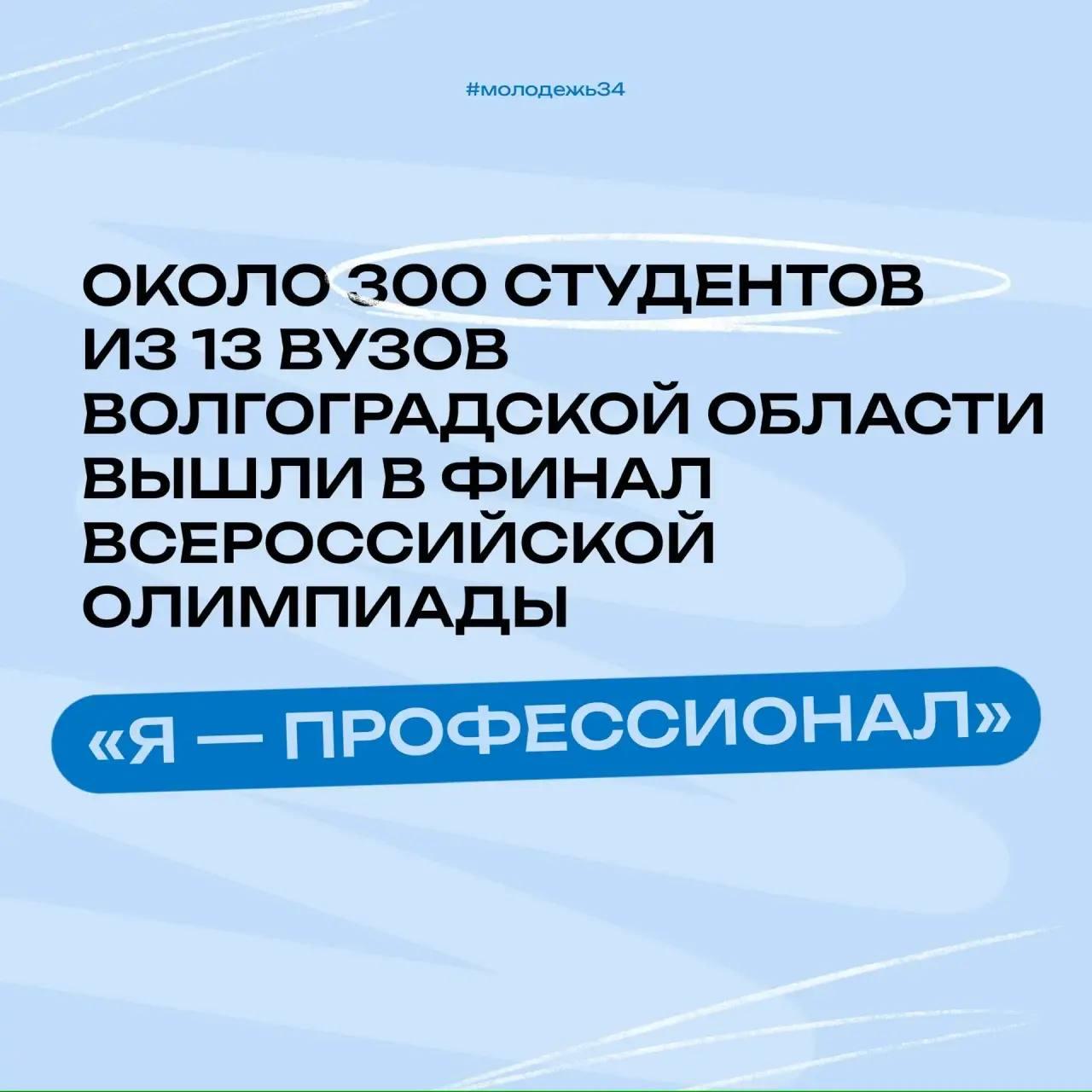 Студенты ВолГАУ – в финале Всероссийской олимпиады «Я — профессионал»