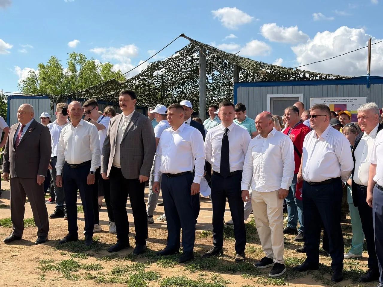На «Горной Поляне» торжественно открыли областной День поля «Волжская Нива-2026»