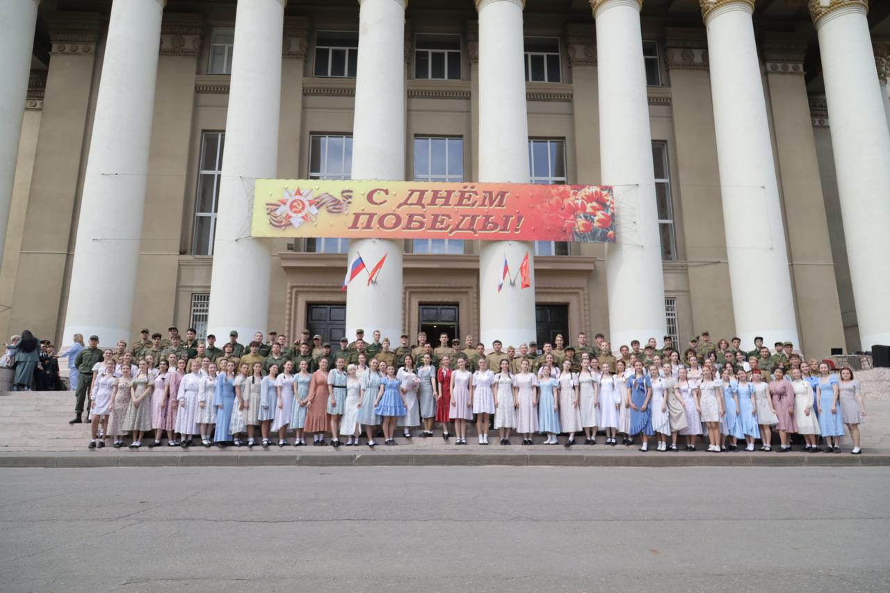 В ВолГАУ проходят праздничные мероприятия в честь 81-ой годовщины Победы в Великой Отечественной войне