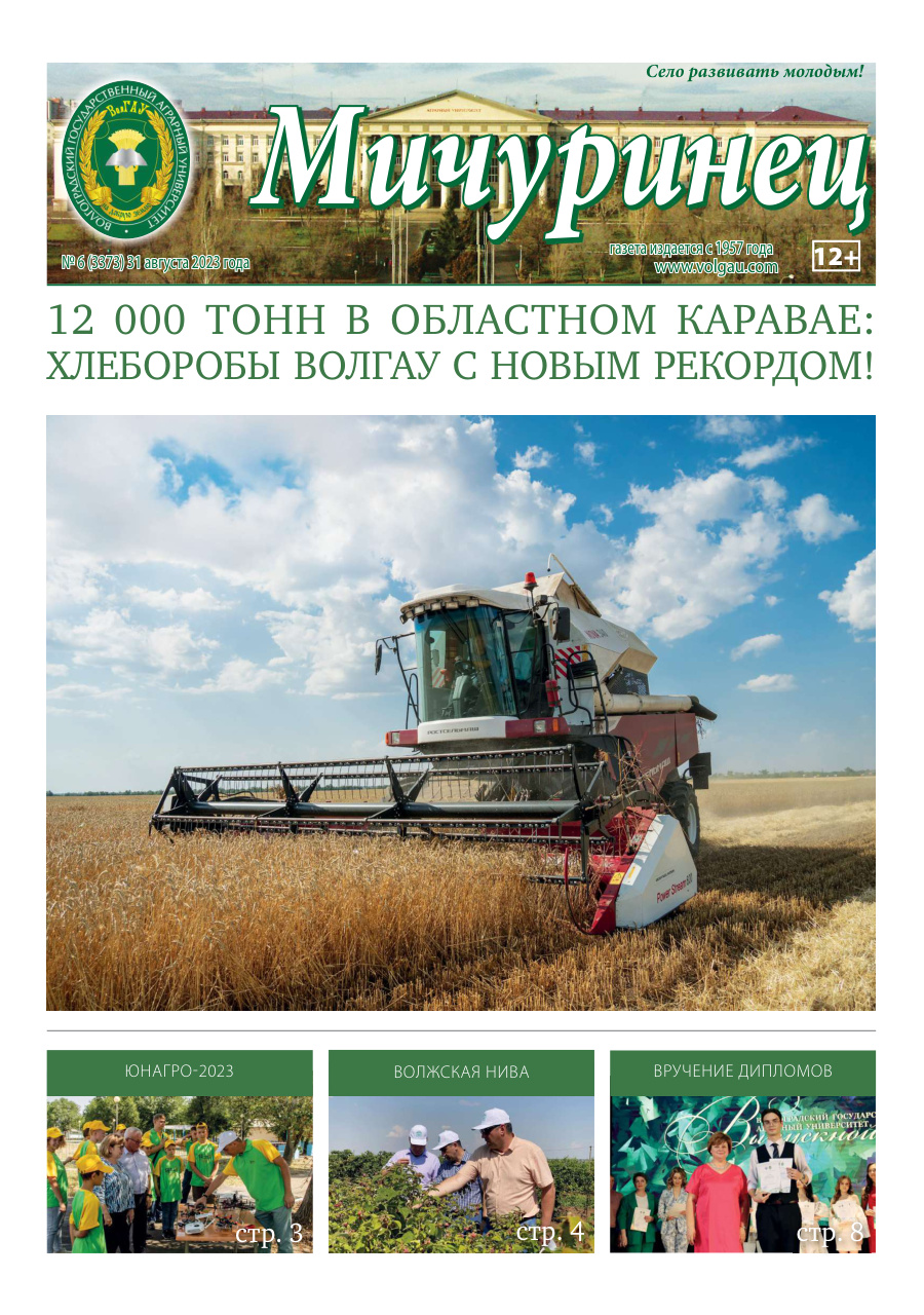 Выпуск №6 (3373)