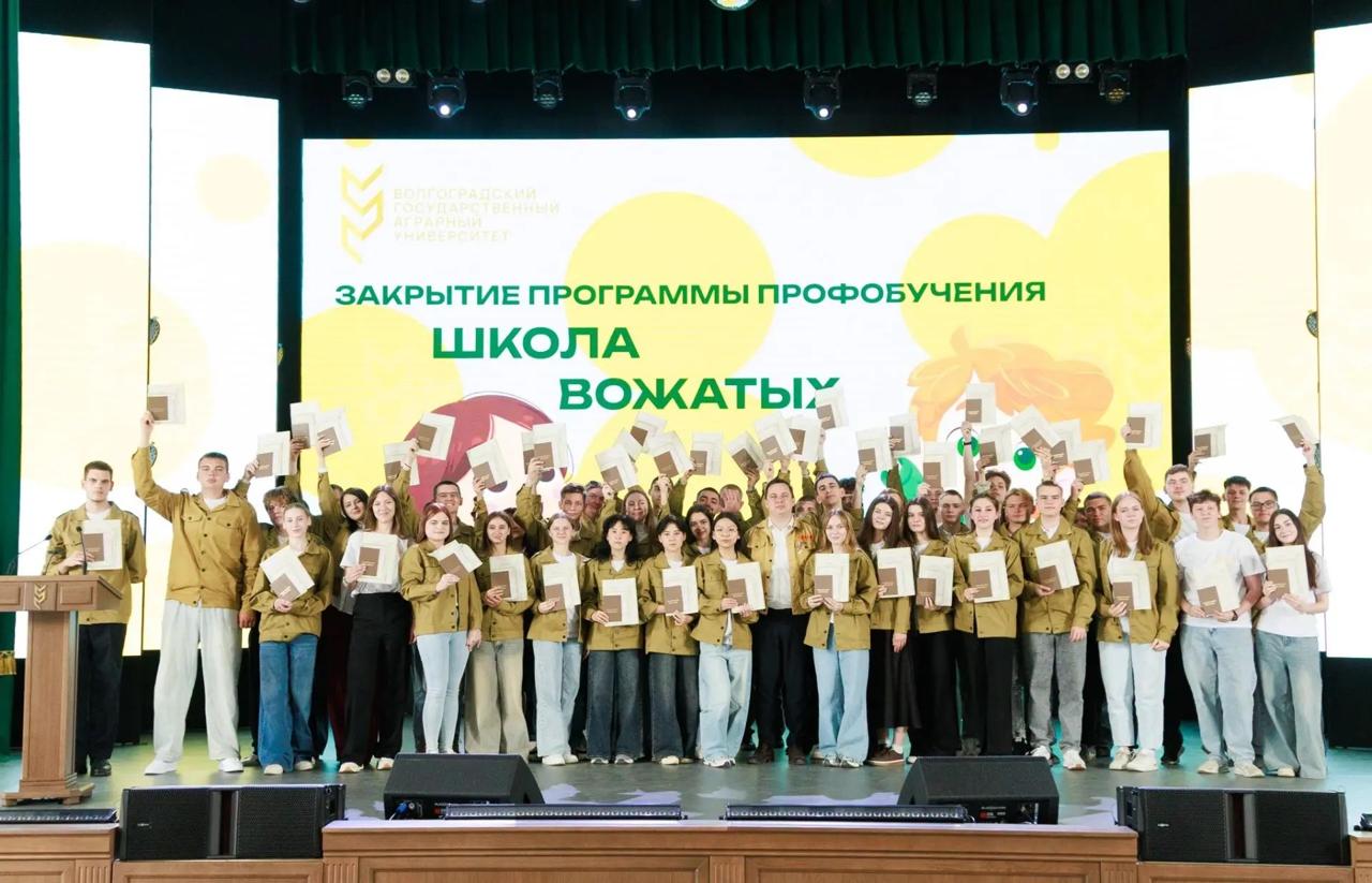 В ВолГАУ вручили свидетельства выпускникам Школы вожатых