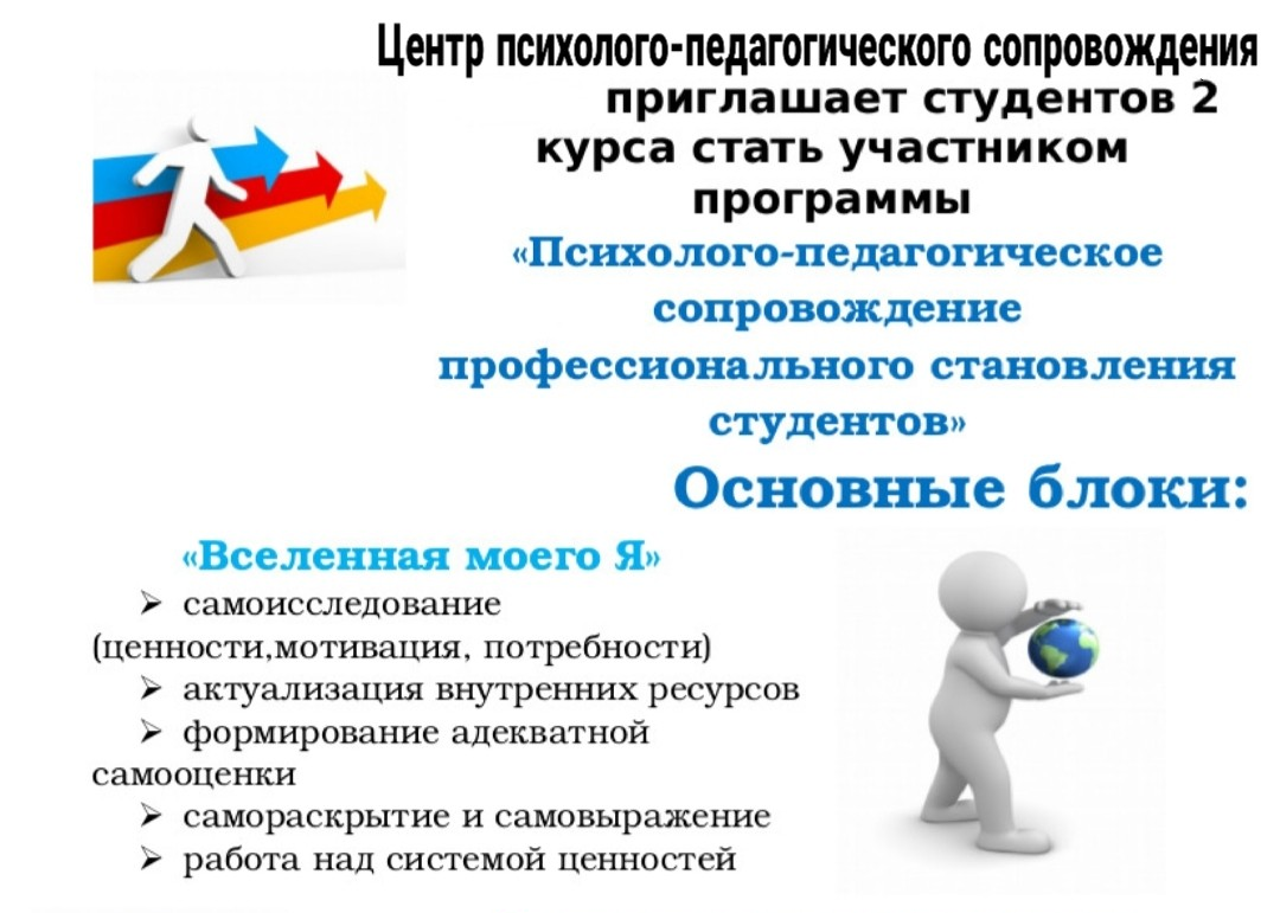 Психолого-педагогическое сопровождение профессионального становления студентов